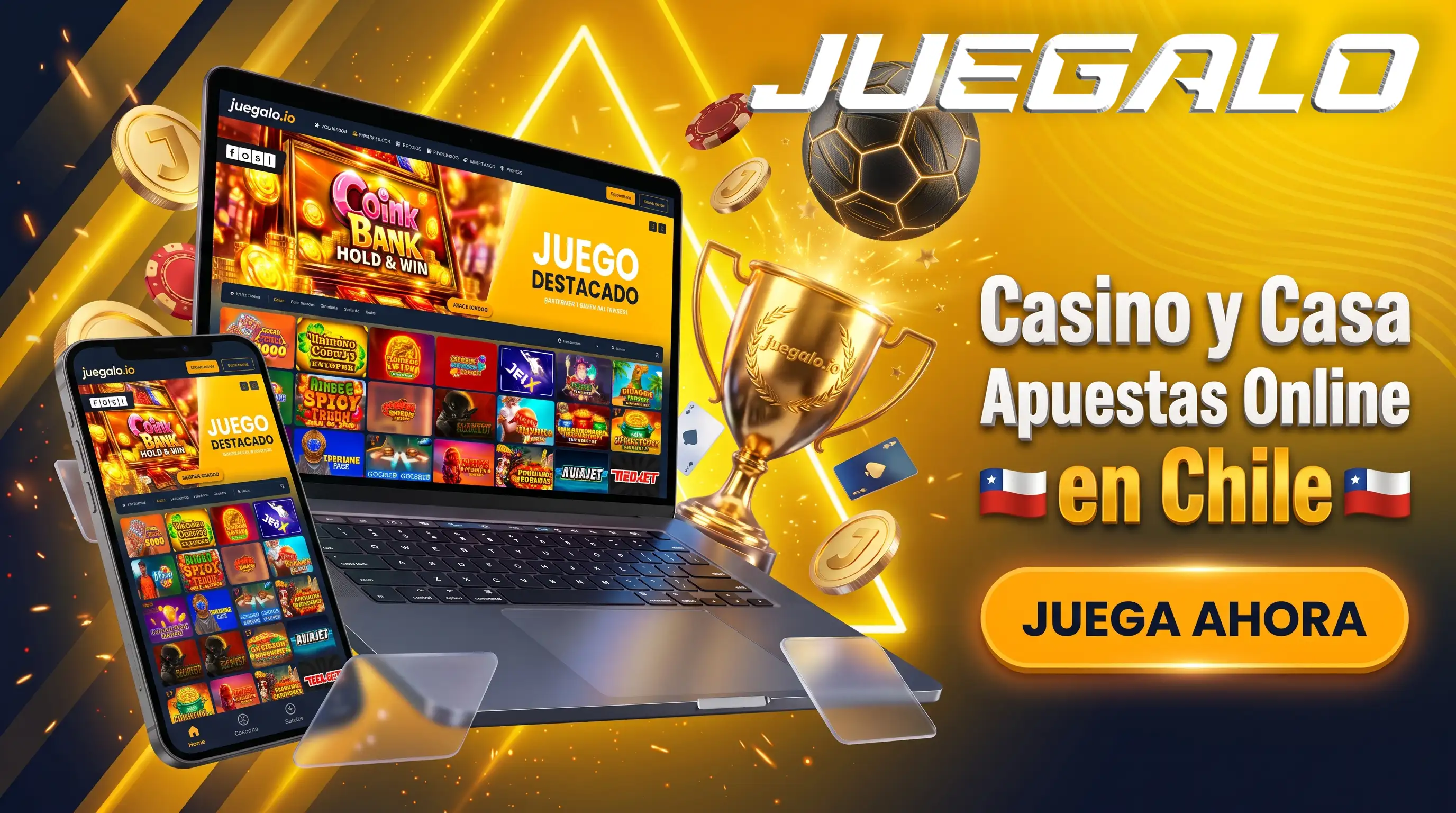 Juegalo: Casino y Casa Apuestas Online en Chile